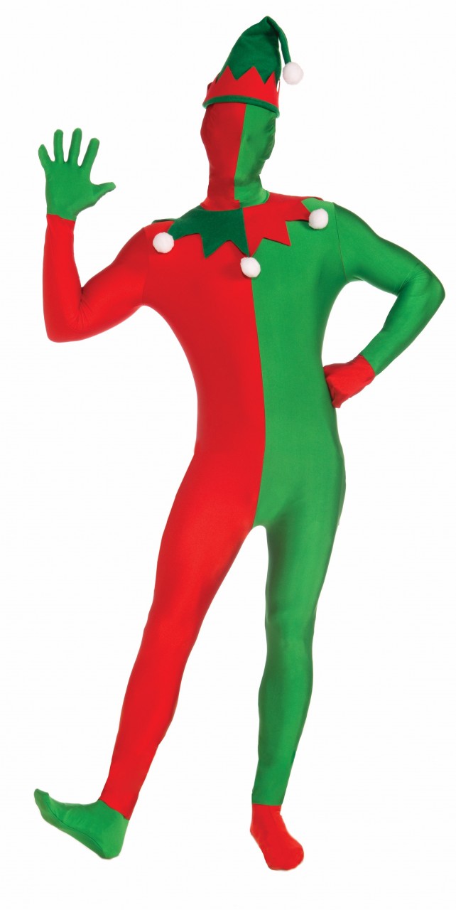 Father Christmas Full Body Zentai Costume